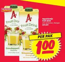 Nettorama Appelsientje fruit drink aanbieding