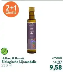 Holland & Barrett Biologische Lijnzaadolie aanbieding