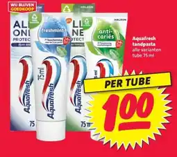 Nettorama Aquafresh tandpasta aanbieding