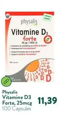 Holland & Barrett Vitamine D3 Forte, 25mcg aanbieding
