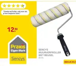 Praxis Sencys Muurverfroller 25cm + beugel aanbieding