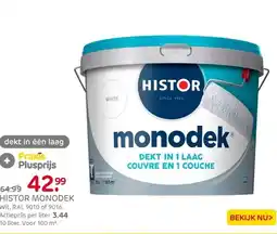 Praxis Histor Monodek Muurverf - Mat - White - aanbieding