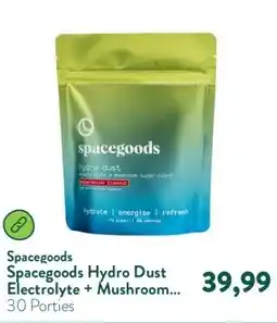 Holland & Barrett Spacegoods Hydro Dust Electrolyte + Mushroom Blend Watermeloensmaak - 174g aanbieding