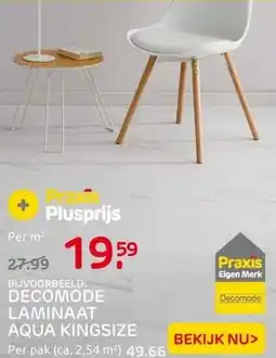 Praxis DecoMode tegel laminaat - Aqua Kingsize aanbieding
