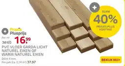 Praxis PVC vloer - Warm Naturel Eiken - Micro aanbieding