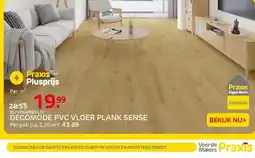 Praxis DECOMODE PVC VLOER PLANK SENSE aanbieding