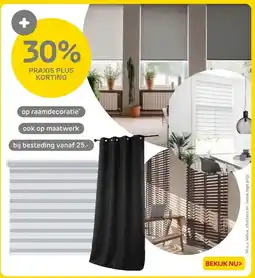 Praxis op raamdecoratie aanbieding