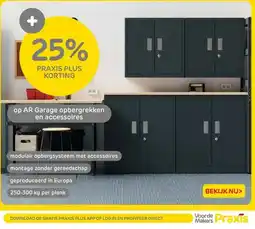 Praxis op AR Garage opbergrekken en accessoires aanbieding