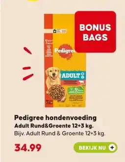 Pets Place Pedigree hondenvoeding aanbieding