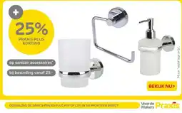 Praxis op sanitair accessoires aanbieding