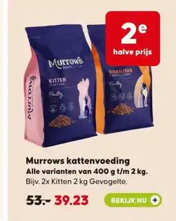 Pets Place Murrows kattenvoeding aanbieding