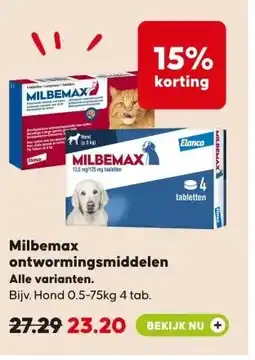 Pets Place Milbemax aanbieding