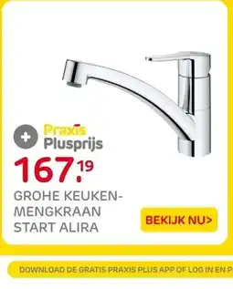 Praxis GROHE KEUKEN- MENGKRAAN START ALIRA aanbieding