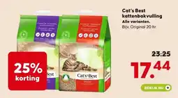 Pets Place Cat's Best kattenbakvulling aanbieding