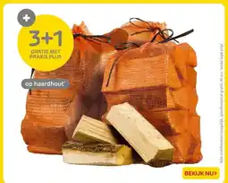 Praxis op haardhout aanbieding