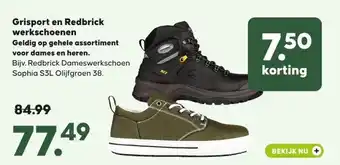 Pets Place Grisport en Redbrick werkschoenen aanbieding