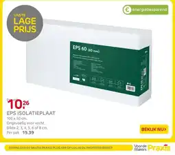Praxis EPS ISOLATIEPLAAT aanbieding