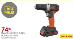 Praxis BLACK+DECKER ACCU- BOORMACHINE aanbieding