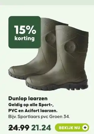 Pets Place Dunlop laarzen aanbieding