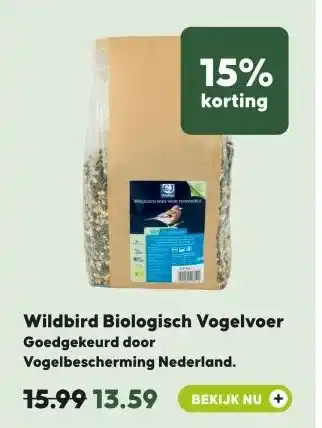 Pets Place Wildbird Biologisch Vogelvoer aanbieding