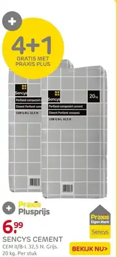 Praxis Sencys Portlandcement - Composietcement aanbieding