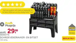 Praxis Sencys schroevendraaier- en bitset - 100 aanbieding