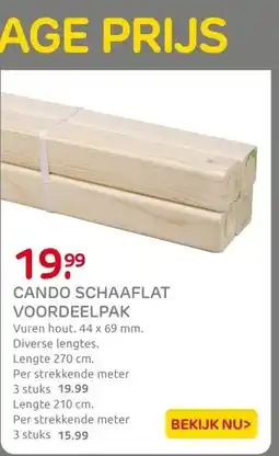 Praxis CANDO SCHAAFLAT VOORDEELPAK aanbieding