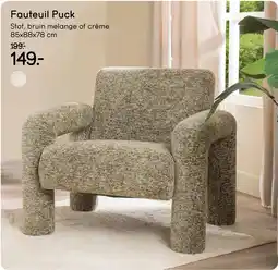 Leen Bakker Fauteuil puck aanbieding