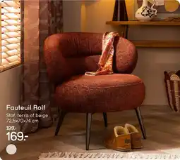 Leen Bakker Fauteuil rolf aanbieding