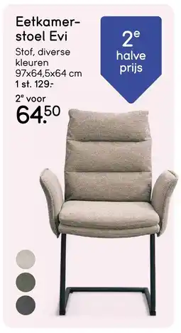 Leen Bakker Eetkamer stoel evi aanbieding