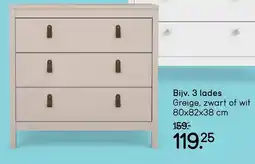 Leen Bakker Bijv 3 lades aanbieding