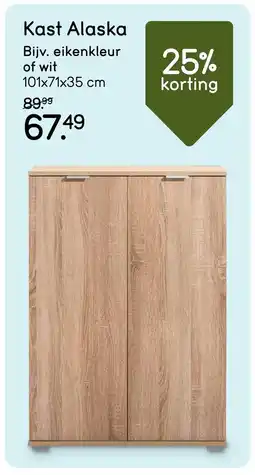 Leen Bakker Kast alaska aanbieding