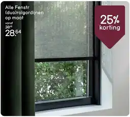 Leen Bakker Alle fenstr (duo)rolgordijnen aanbieding