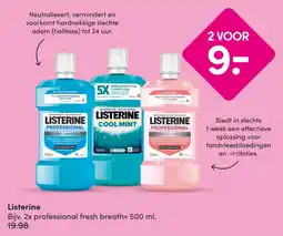 DA Listerine aanbieding