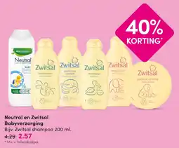 DA Neutral en zwitsal babyverzorging aanbieding