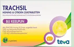 DA Trachsil honing en citroen 24 zuigtabletten aanbieding