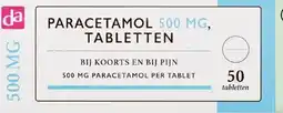 DA Da paracetamol aanbieding