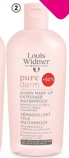 DA Louis widmer purerem oogmake up reiniger waterproof aanbieding