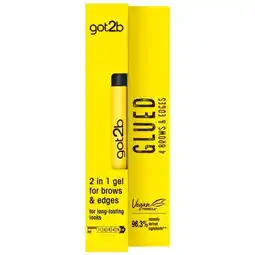 Trekpleister Got2B Glued 4 Brows & Edges 2-in-1 Gel aanbieding