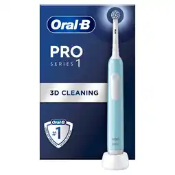 Kruidvat Oral-B Pro Series 1 Caribbean Blue Sensitive Elektrische Tandenborstel aanbieding