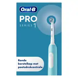 Kruidvat Oral-B Pro Series 1 Caribbean Blue Sensitive Elektrische Tandenborstel aanbieding
