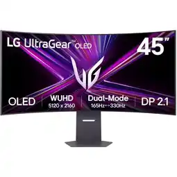MediaMarkt LG UltraGear OLED 45GX950A-B.AEU - 45 inch - 5120 x 2160 (Ultra HD 5K) - 0.03 ms - 165 Hz aanbieding