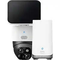 MediaMarkt EUFY Solocam S340 met HomeBase 3 Kit - Slimme buitencamera Wit aanbieding