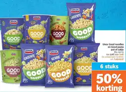 Albert Heijn Unox Good noodles en Good pasta pot of zakje aanbieding