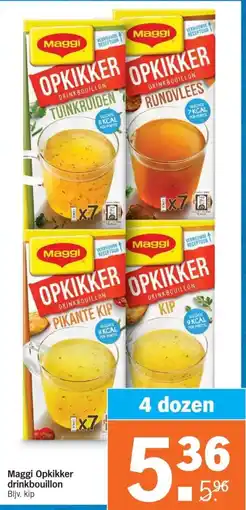 Albert Heijn Maggi Opkikker drinkbouillon aanbieding