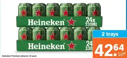 Albert Heijn Heineken Premium pilsener 24 pack aanbieding