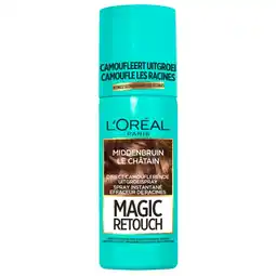 Kruidvat L'Oréal Paris Magic Retouch Middenbruin Camouflerende Uitgroeispray aanbieding