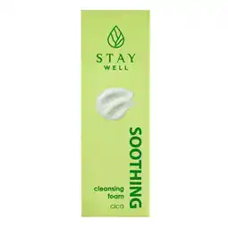 Kruidvat Stay Well Soothing Cica Cleansing Foam aanbieding