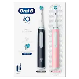 Kruidvat Oral-B iO series 3 Duo iO Technologie Elektrische Tandenborstels aanbieding