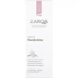 Kruidvat Zarqa Sensitive Handcrème aanbieding
